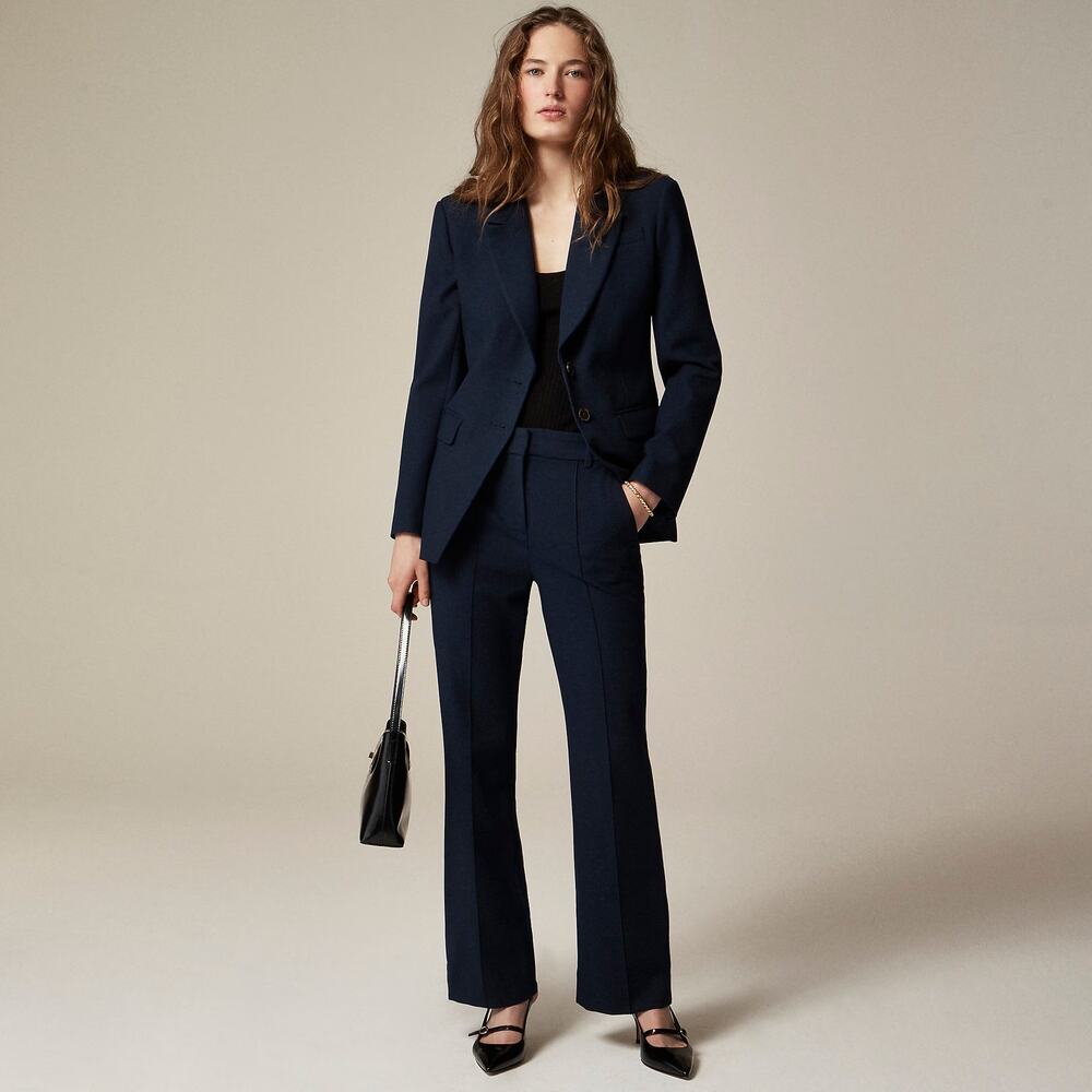 NWT J Crew Madelyn Blazer in Four-Season Stretch Navy Blue Size 0